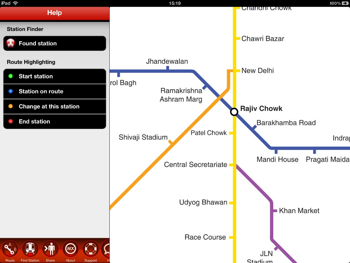 Delhi Metro App