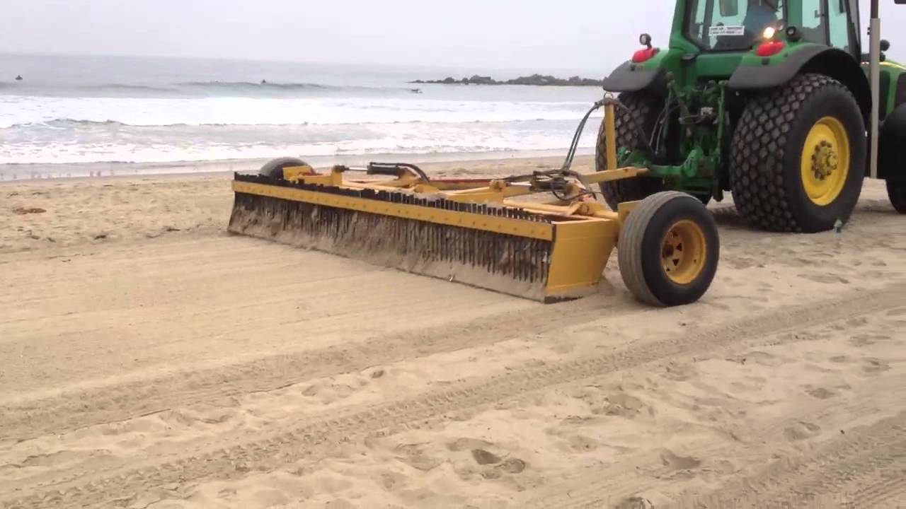 southern beaches get machines to remove garbage
