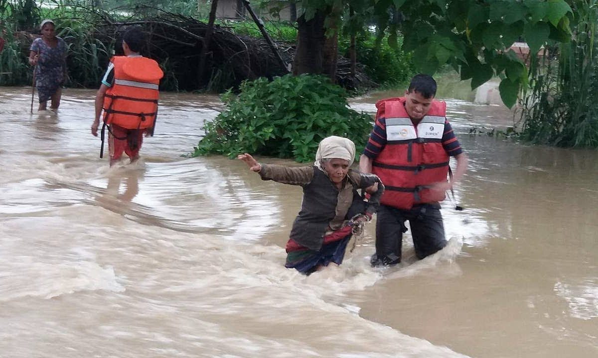 Nepal flooded