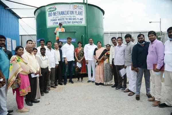 GHMC introduced first bio methanation plant in Hyderabad