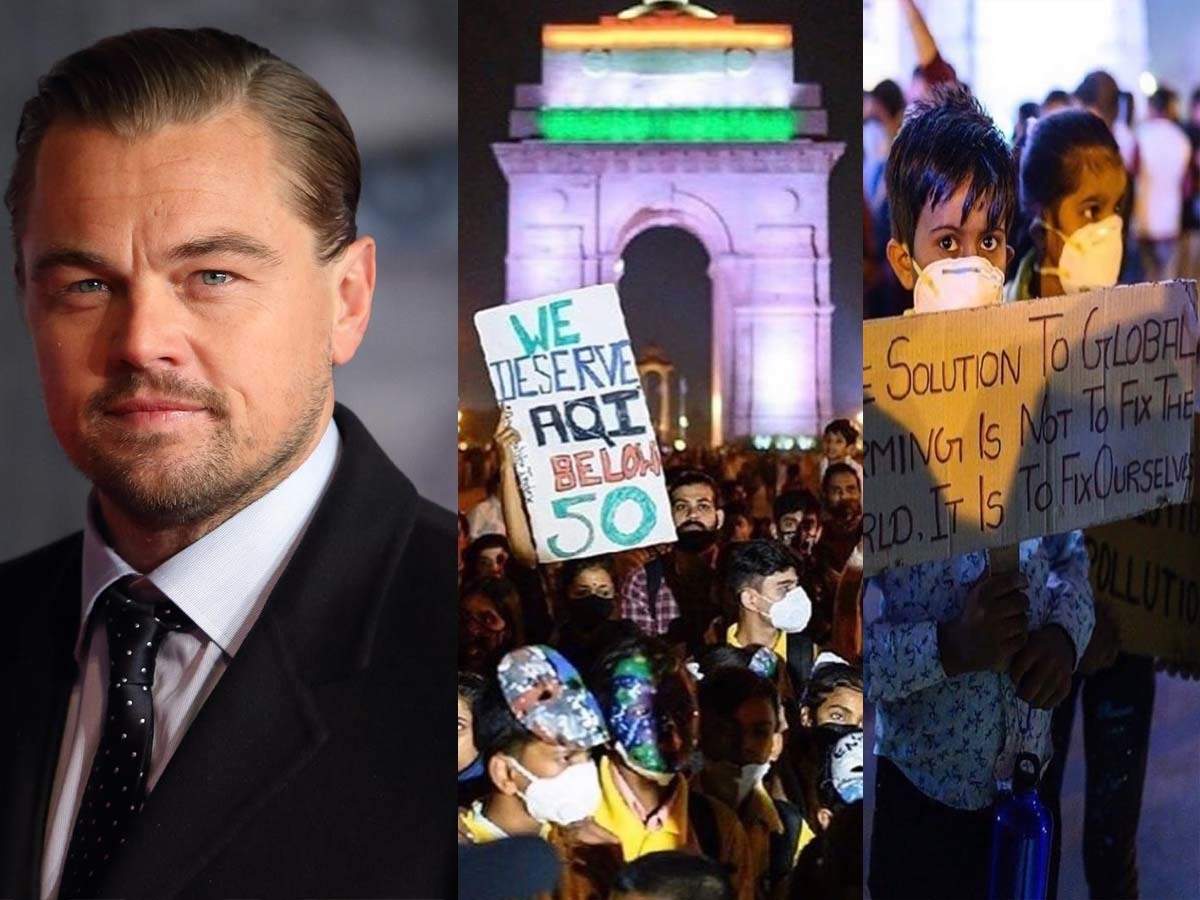 Leonardo DiCaprio raises concern over Delhi's air pollution