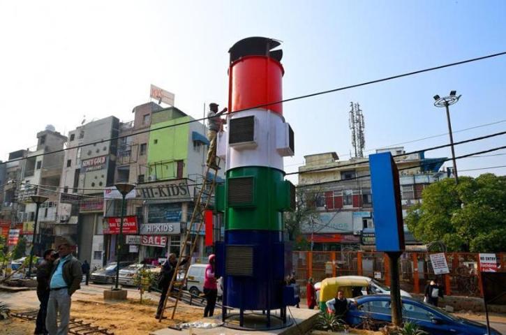 Delhi gets its first smog tower