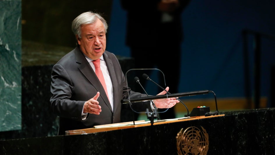 UN Chief urges for global efforts to address air pollution
