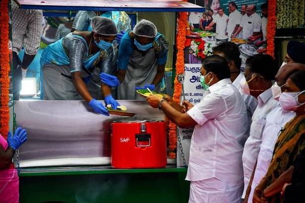 Amma canteens and drinking water projects unveiled in Tamil Nadu