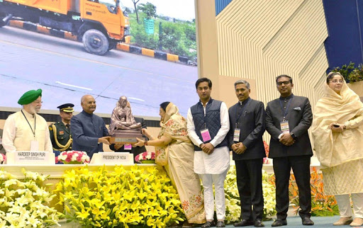 Indore municipality bags first position in Janaagraha Awards