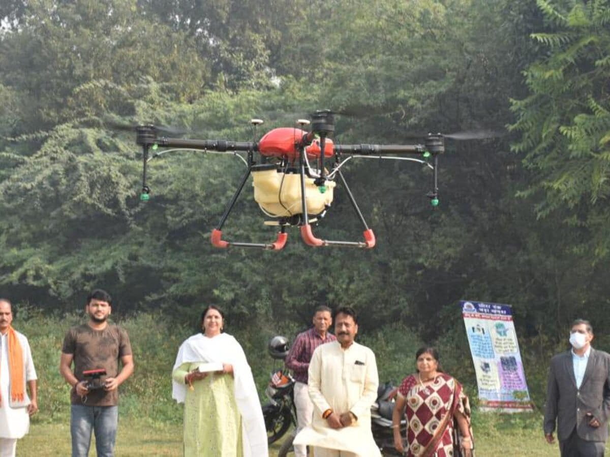 EDMC uses drone to carry out anti-mosquito drive