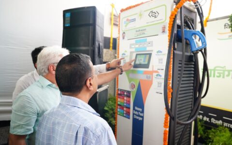 Delhi CM inaugurates EV charging stations at bus depots