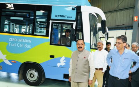 Dr Jitendra Singh launches 1st indigenously developed Hydrogen Fuel Cell Bus
