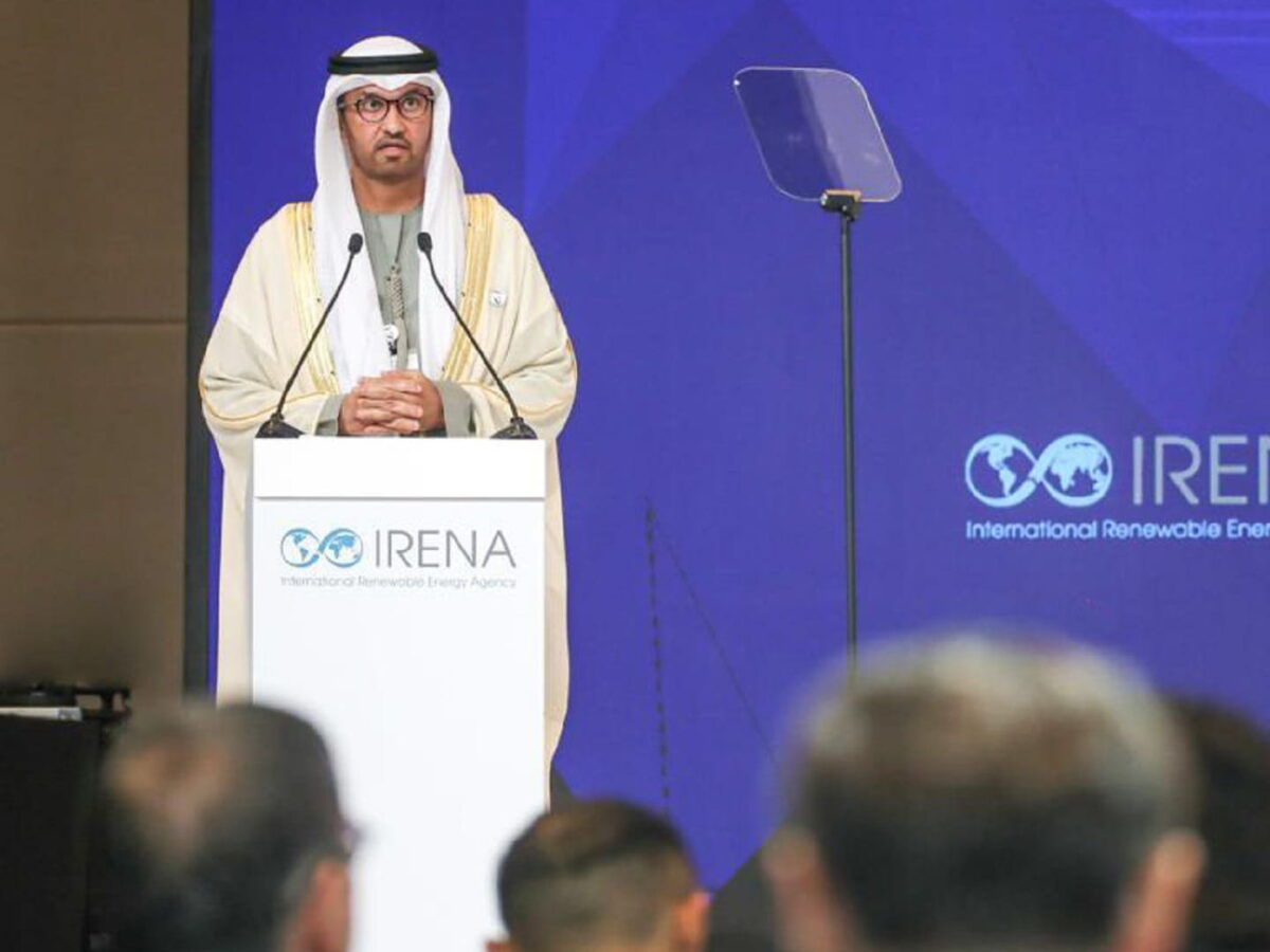 COP28 President Sultan Ahmed Al Jaber addressed 13th session of IRENA assembly