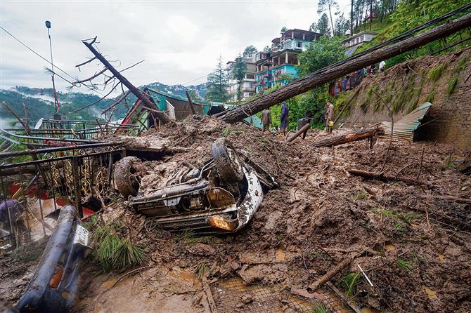 SHIMLA, Himachal Pradesh: The Government of Himachal Pradesh declared the state as a “natural calamity affected area” due to heavy rains that have lashed the hill state.