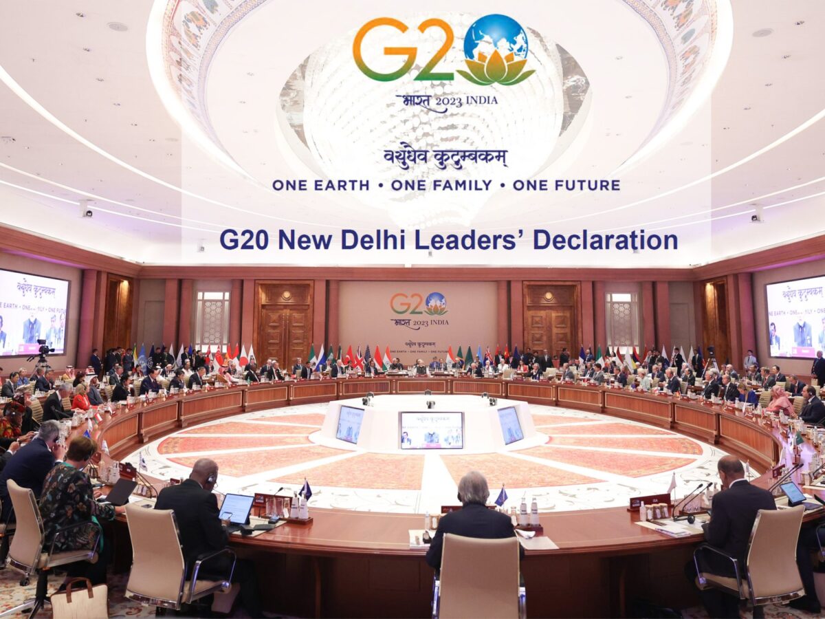 G20: New Delhi declaration focuses on inclusive, resilient and sustainable cities of tomorrow