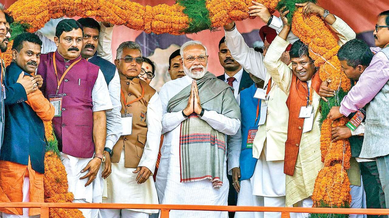 TN: PM Modi unveils development projects worth Rs 17,300 cr THOOTHUKUDI, Tamil Nadu: Prime Minister of India, Narendra Modi, inaugurated and laid foundation stone of multiple development projects worth Rs 17,300 crore in Tamil Nadu. While addressing the crowd, Modi said that the projects were symbolic of the spirit of ‘Ek Bharat, Shreshtha Bharat’. “Today, Tamil Nadu is writing a new chapter of progress in Thoothukudi. Many projects are being inaugurated here. These projects are an important part of the roadmap for a developed India. One can also see the spirit of 'Ek Bharat, Shrestha Bharat' in these developments.” The PM laid the foundation stone of the Outer habor Container Terminal at V O Chidambaranar Port, in a step to establish a transhipment hub for the east coast of the country. The major infrastructure project aims to leverage the country’s long coastline and favourable geographic location and strengthen India's competitiveness in the global trade arena. The Prime Minister also inaugurated various other projects aimed at making the V O Chidambaranar Port the first Green Hydrogen Hub Port of the country. These projects include a desalination plant, hydrogen production and bunkering facility among others. After the inauguration ceremony, PM Modi visited an exhibition on the country’s first Green Hydrogen Hub and flagged off India’s first indigenous green hydrogen fuel cell inland waterway vessel under the Harit Nauka initiative. The vessel is manufactured by Cochin Shipyard and underscores a pioneering step for embracing clean energy solutions and aligning with the nation's net-zero commitments. Prime Minister also dedicated tourist facilities in 75 lighthouses across ten States/UTs during the programme. During the event, Modi laid foundation stone for rail projects for doubling the Vanchi Maniyachchi - Nagercoil rail line including the Vanchi Maniyachchi - Tirunelveli section and Melappalayam - Aralvaymoli section. Developed at the cost of about Rs 1,477 crore, the doubling project will help reduce travel time for the trains heading towards Chennai from Kanyakumari, Nagercoil and Tirunelveli. Prime Minister also dedicated to the nation four road projects in Tamil Nadu, developed at a total cost of about Rs 4,586 crore. These projects include the four-laning of the Jittandahalli-Dharmapuri section of NH-844, two-laning with paved shoulders of the Meensurutti-Chidambaram section of NH-81, four-laning of the Oddanchatram-Madathukulam section of NH-83, and two-laning with paved shoulders of the Nagapattinam-Thanjavur section of NH-83. These projects aim to improve connectivity, reduce travel time, enhance socio-economic growth and facilitate pilgrimage visits in the region.