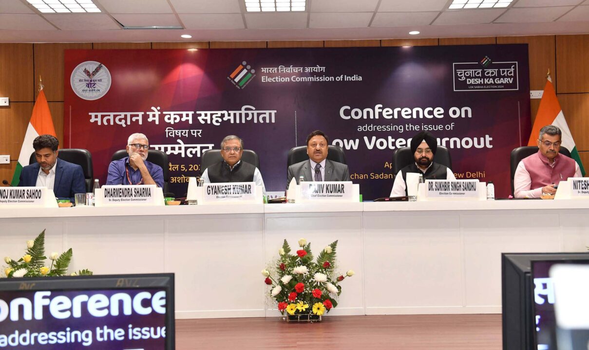 ECI holds ‘Conference on Low Voter Turnout’ with Municipal Commissioners and DEOs