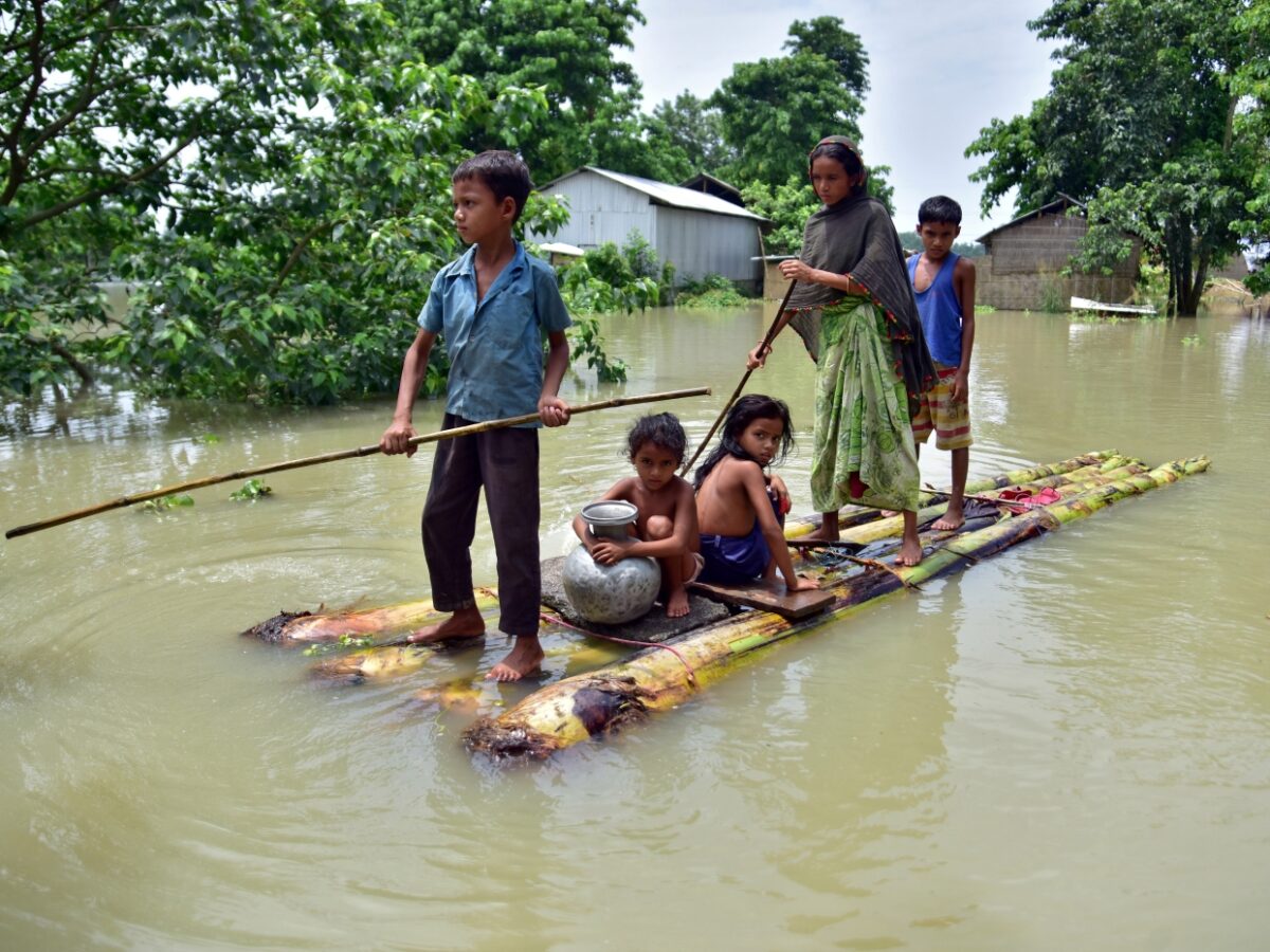 Over 12 lakh people affected by Assam floods